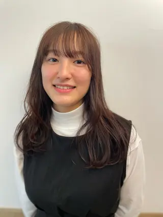 セミロング カラー lmano所属・🍃○岡 |  Maruokaのヘアスタイル