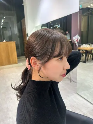 ミディアム VIEW Tokyo所属・🎀ミディアムボブ/ 縮毛矯正/ひかりのヘアスタイル