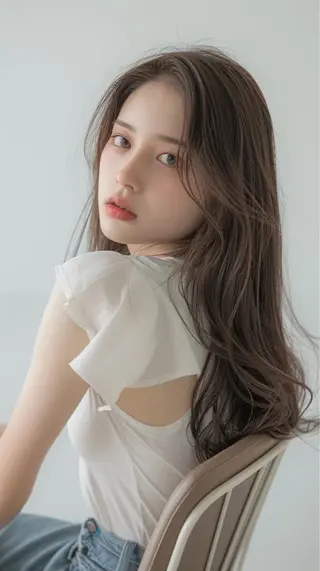 セミロング カラー 池袋/カラー特化🎨 ロング料金なし🩵のヘアスタイル