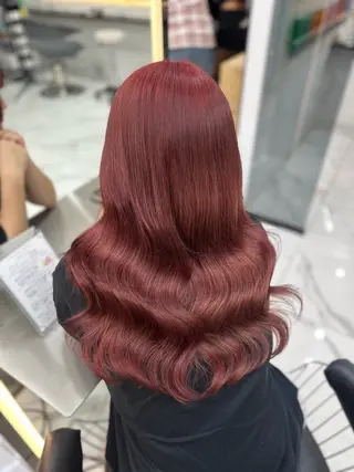 セミロング カラー 【Lapis 渋谷本店】りかのヘアスタイル