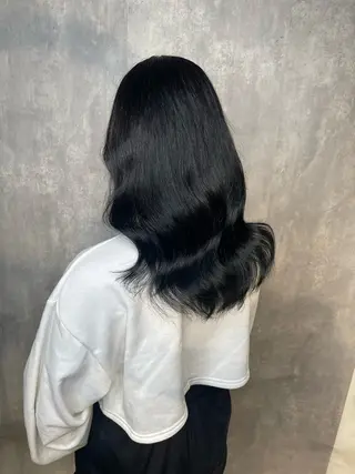 セミロング カラー ムラ修正/ ハイトーン💖Riaのヘアスタイル