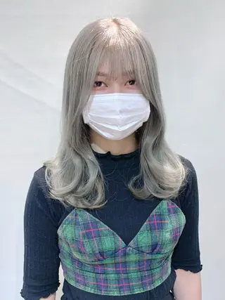 ミディアム カラー ヘアアレンジ As hair所属・柔らか垢抜けｶﾗｰと ｶｯﾄ🫧ASUKAのヘアスタイル