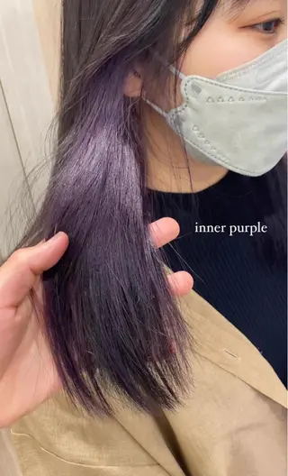 セミロング カラー THE DAY所属・AKI HASHIMOTOのヘアスタイル