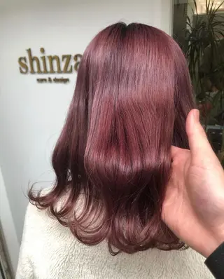 セミロング 亀川蓮 Agu hairのヘアスタイル