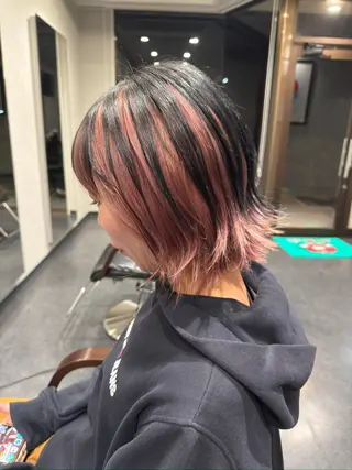 ミディアム 髪質改善⚡️カラー 🍀武久 誠🍀のヘアスタイル