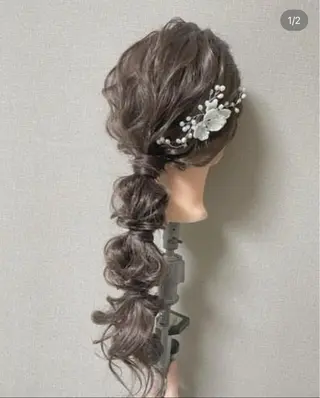 ロング ヘアアレンジ 口コミ高評価✨ 安達ももかのマツエク・マツパデザイン