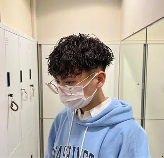 ショート パーマ メンズ 茅ヶ崎パーマ特化/ スパイラル/ハルキのヘアスタイル