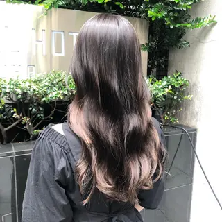 ロング カラー ボブ/縮毛矯正/ レイヤー/塚田のヘアスタイル