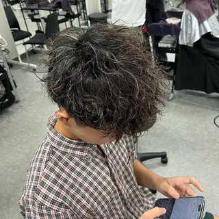 ショート カラー パーマ メンズ 🔥メンズ 特化🔥菊水皐暉🔥のヘアスタイル