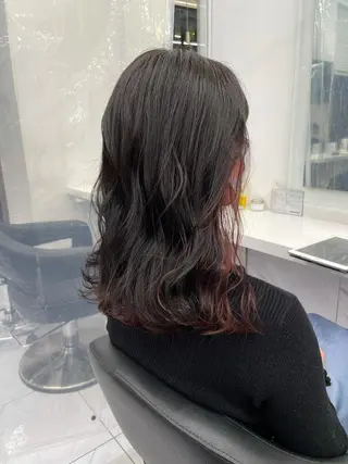 セミロング 【美容室が苦手な方 専問美容室】MIHOのヘアスタイル