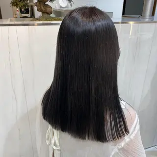 セミロング カラー ヘアアレンジ ブリーチ/ツヤカラー /SARA 金山のヘアスタイル