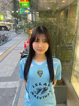 セミロング ARISA︎ ハイトーン/メンズCのヘアスタイル