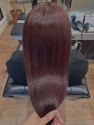 ロング カラー 関口 友菜のヘアスタイル