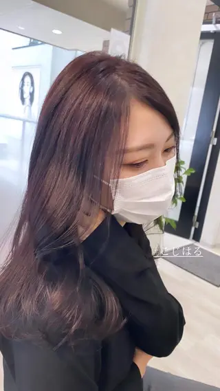 セミロング カラー 垢抜けのプロ🪄 honoのヘアスタイル