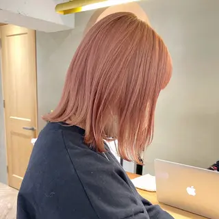 ミディアム カラー ボブ/レイヤー 🌟梅田盛一🌟のヘアスタイル