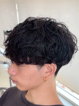 カラー パーマ メンズ fifthパーマ特化 ユウリのヘアスタイル