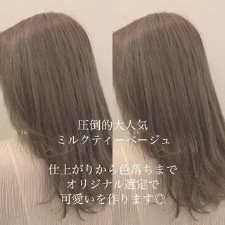 ミディアム カラー レイヤー/艶髪 🇰🇷Ryotaのヘアスタイル