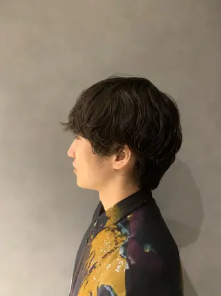 パーマ メンズ 圧倒的透明感カラー ⭐️NAOKIのヘアスタイル