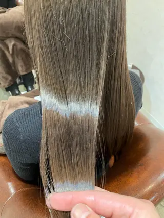 ロング Lusso店長 千崎慎介のヘアスタイル