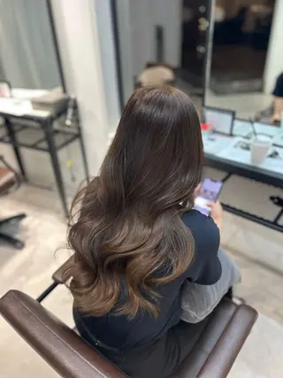 ロング カラー 梅田／髪質改善カラー caho💙のヘアスタイル