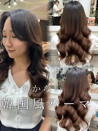 ロング ace share salon所属・韓国風パーマ/ 菅沼 成郷のヘアスタイル