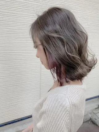 ミディアム カラー beauty: beast 熊本店のヘアスタイル