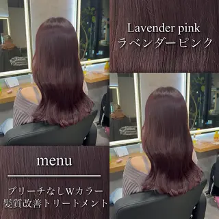 セミロング カラー ヘアアレンジ ブリーチなしの達人 🌈KAITOのヘアスタイル