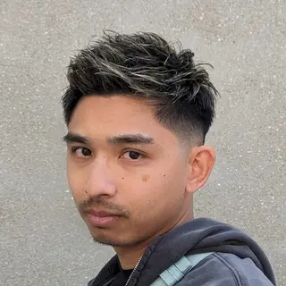 カラー パーマ メンズ CUFFIA 天王寺のヘアスタイル