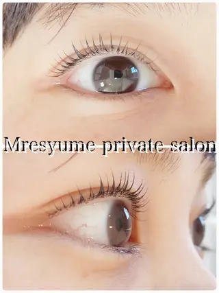 マツエク・マツパ Mresyume MAYUのマツエク・マツパデザイン