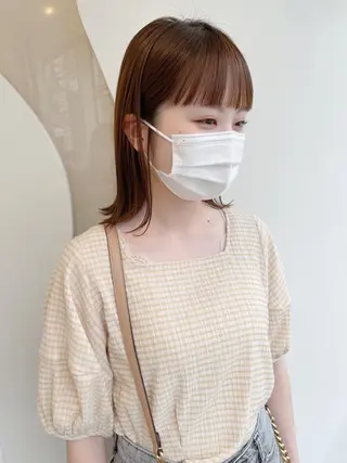 ミディアム 【ボブ/個室サロン】 癒し空間mimuraのヘアスタイル