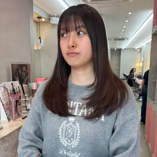 ロング 髪質改善縮毛矯正 リピートNo.1米倉のヘアスタイル