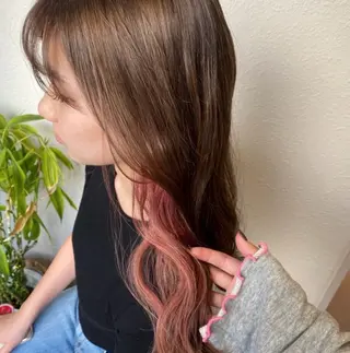 ロング カラー 豊中美容室COCOLUANA所属・CHISATO /暖色カラー❤️のヘアスタイル