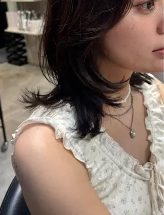 ミディアム カラー Dxxxx III所属・女性目線の大人 メンズ*Ayakaのヘアスタイル