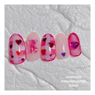 ミディアム ネイル 👑enen style👑のネイルデザイン