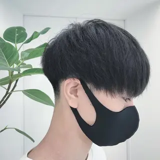 ミディアム ヘアアレンジ メンズ 艶カラー の達人のヘアスタイル