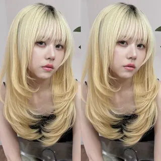 ロング カラー パーマ ヘアアレンジ メンズ 💎髪質改善特化💎 RUITOのヘアスタイル