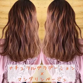 ロング カラー テトネ タカシのヘアスタイル