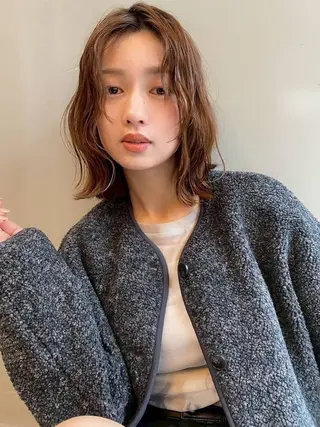 ロング レイヤー/暖色カラー /似合わせ/Moeのヘアスタイル