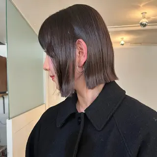 ショート レイヤー/ベージュ mikuのヘアスタイル