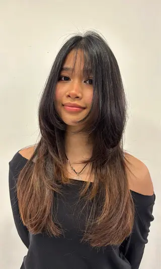 ロング 千種区/くせ毛カット /尾島光季のヘアスタイル