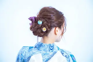 ヘアアレンジ iLuce所属・hair make もりした　ゆうのヘアスタイル