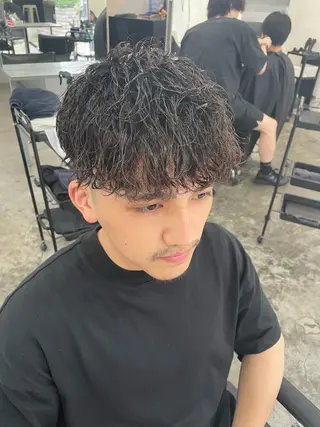パーマ 吉田聖 【メンズヘア特化】のヘアスタイル