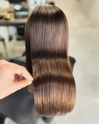 セミロング カラー ヘアアレンジ VIM hairおもろまち店のヘアスタイル