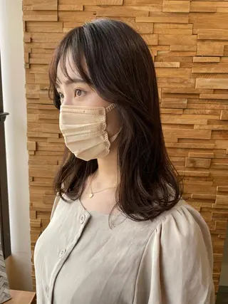 ミディアム カラー little×PORTO sannomiya所属・福田 ジュンキのヘアスタイル