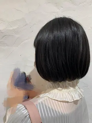 ミディアム 吉田 夢のヘアスタイル