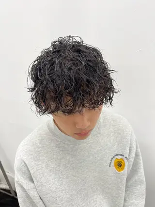 パーマ メンズ 柏メンズカットパーマ NO.1タイチのヘアスタイル