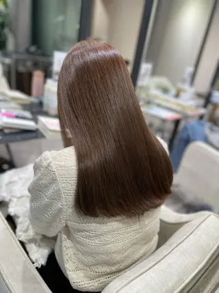 セミロング カラー 🦋美髪／エクステ 🦋アベイクミのヘアスタイル