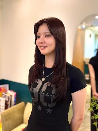 ロング ☁️RIKA☁️ @ri2_____bのヘアスタイル