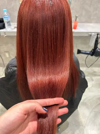 ロング カラー 新宿ハイトーン/ カットモデル/のりかのヘアスタイル