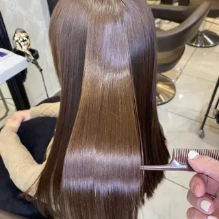 カラー ロング 髪質改善 ブリーチ fiti横須賀中央のヘアスタイル